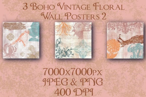 Boho Vintage Floral Wall Posters 2: Your Ultimate Creative Toolkit