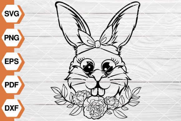Elevating Creative Projects with Floral Bunny SVG EP-54: A Strategic Design Asset