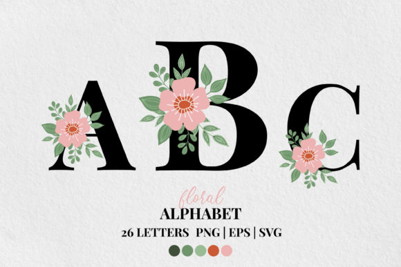 Evaluating the Practical Value of Black and White Floral Alphabet Clipart