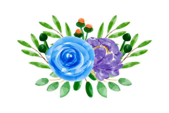 Floral Arrangement with Watercolor19