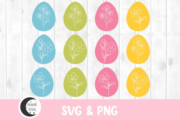 Floral Easter Egg Designs: Elegant Crafting Assets for Spring Projects