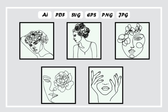Floral Face Line Art: A Strategic Tool for Personal and Professional Expression