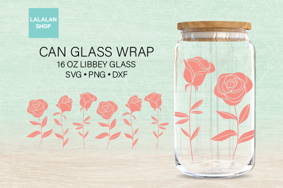 Floral Libbey Can Glass Wrap: A Strategic Tool for Personalization and Branding