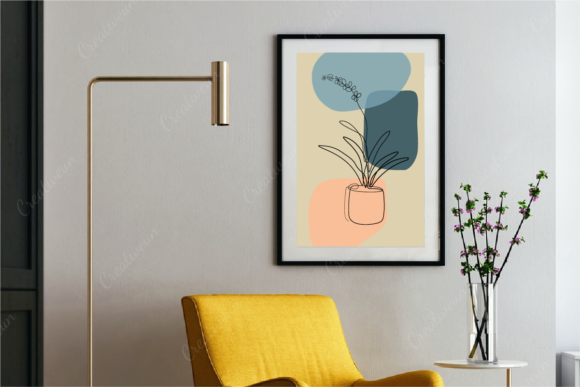 Printable Background with Floral Lineart: Your Gateway to Elegant and Versatile Design