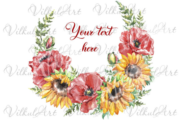 The Elegant Charm of Ukraine Floral Watercolor Sublimation