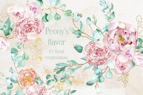 Your Strategic Creative Asset: Watercolor Floral Clipart Flower Peony